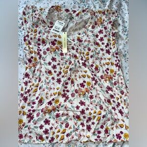 Anne Carson Multicolor Floral Blouse